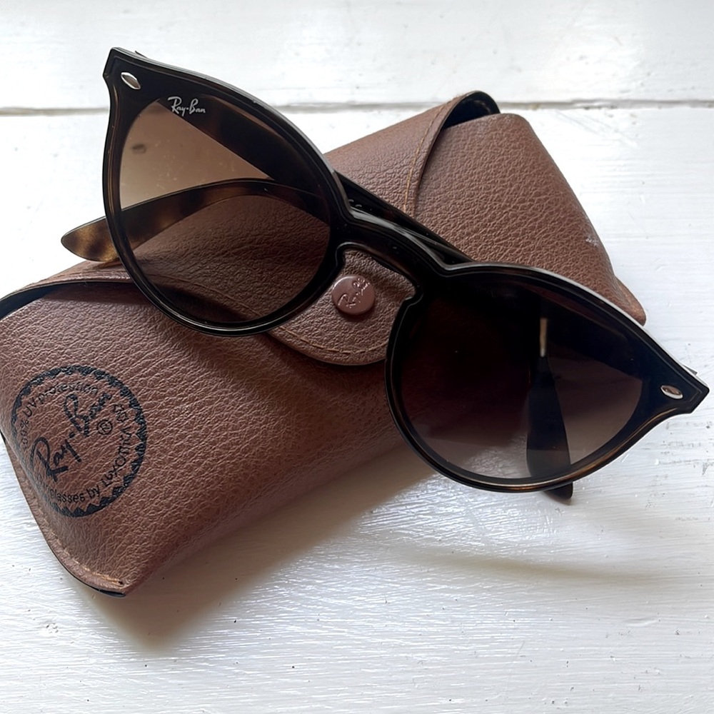 Ray-ban RB4380-N flush sunglasses brown/tortoise